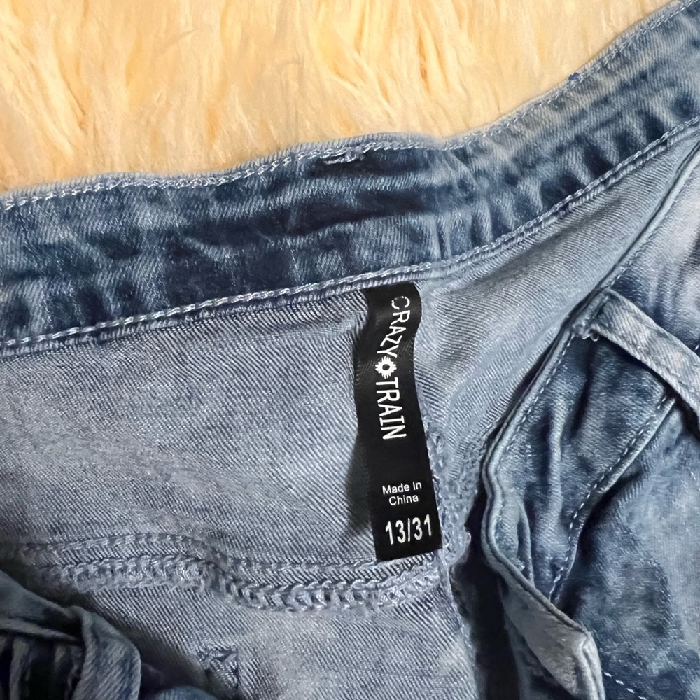 Crazy Train Wide Leg Jeans